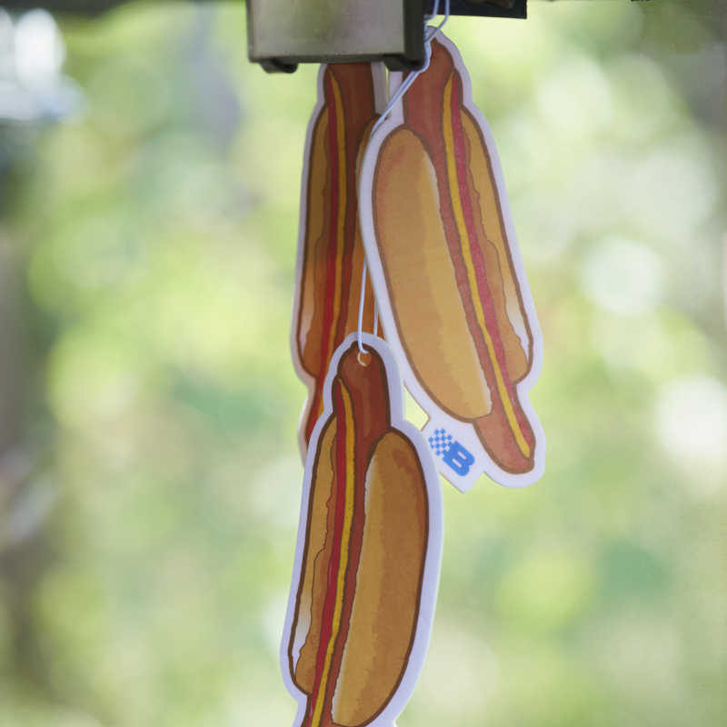 Paper air freshener, “Biltema Hot Dog” Biltema.no